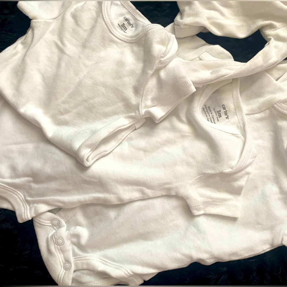 Carters onesie lot. Newborn and 0-3 months